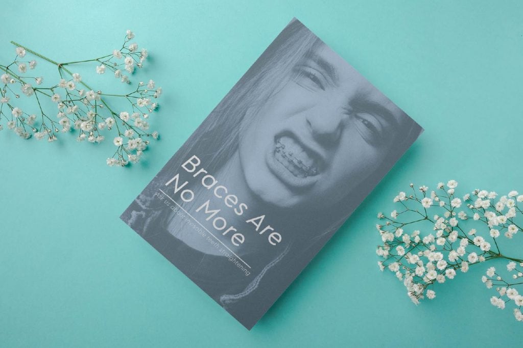 Braces are no more book cover mockup.