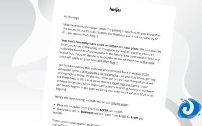 Hotjar price increase – Don’t give in!